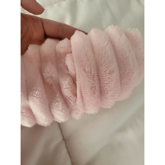 Wonder Nation Pink Fleece Snowsuit - Size 3-6 months - Picture 3 of 4